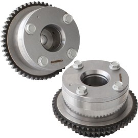 AUCERAMIC 2PCS Intake Variable Valve Timing (VVT) Sprocket Compatible with 4.0L Nissan Frontier 2005-2019, Pathfinder 2005-2012, Xterra 2005-2015, NV3500 2012-2019 - Replace# 13025-8J100, 13025-CD000