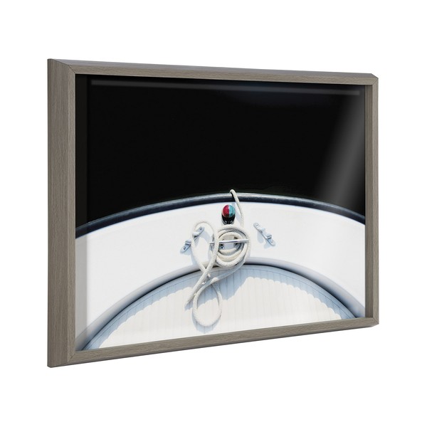 Kate and Laurel Blake Drifting Framed Printed Glass Wall Art