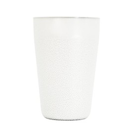 BiceColor Drinking Cups, Dishwasher Safe, Unbreakable, Environment-Friendly | 100% Recyclable Tumbler reduces ecological footprint | Sustainable Tumbler, Made in Italy, 40cl, White (Pack of 3)