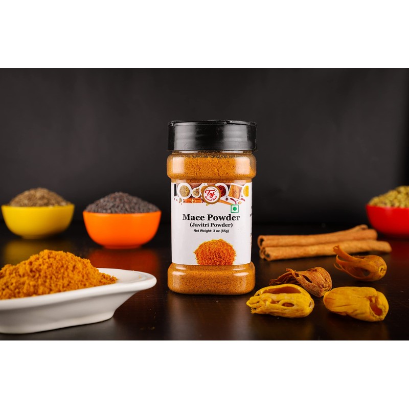 TAJ Mace Powder (Javathri Ground), 3-Ounce (85g)