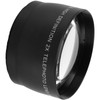 55mm 2X Camera Magnification Lens,Alloy 2X Telephoto Optical Glass Lens,