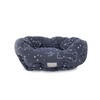 Fringe Studio Pet Bed, Celestial Round Cuddler, 20 x 19