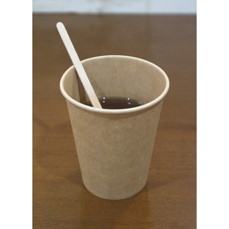 Daikoku Industrial Wooden Stirers, Solid Color, 100 Pieces