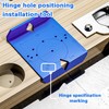 Bntyok 2 Pack Cabinet Door Hinge Jig Mounting Jig Concealed