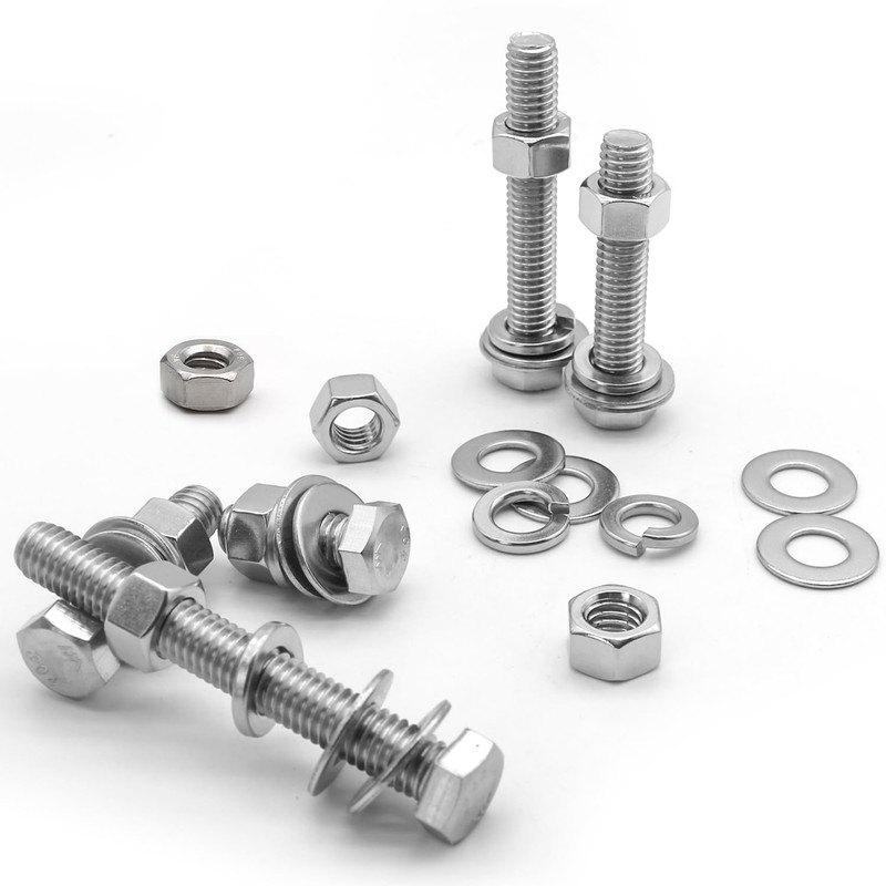 1/4-20 Nut and Screw Spacer Assortment Set (1/4-20x3-1/4(10Sets))