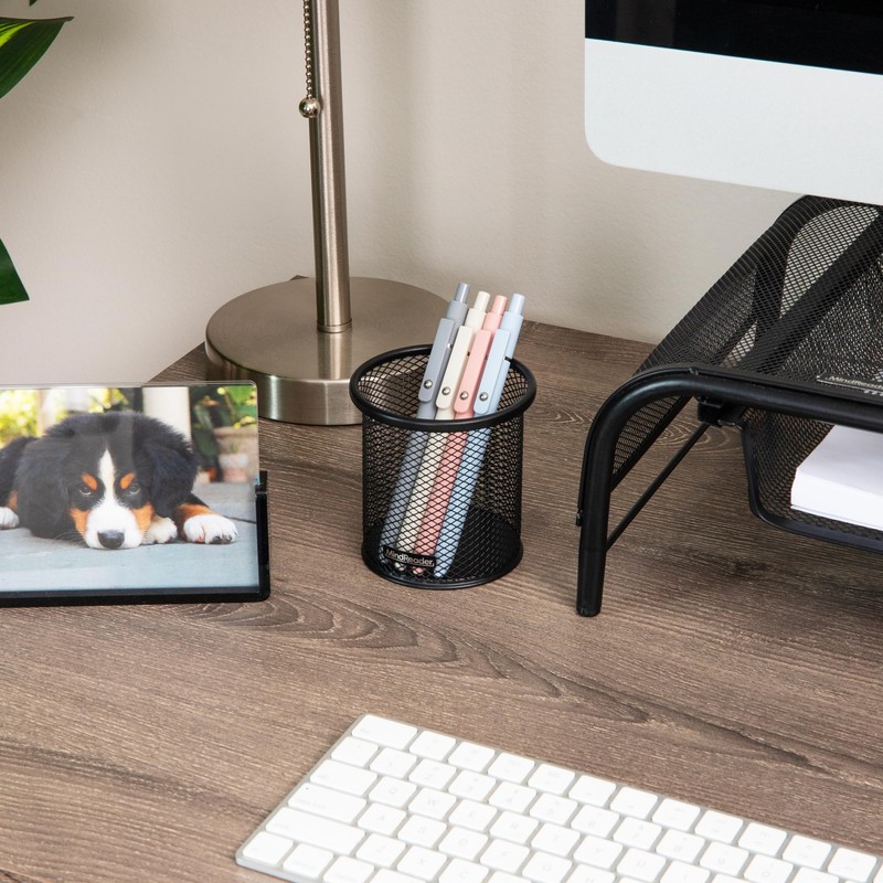 Mind Reader Pen and Accessories Holder, Desktop Organizer, Office, Metal