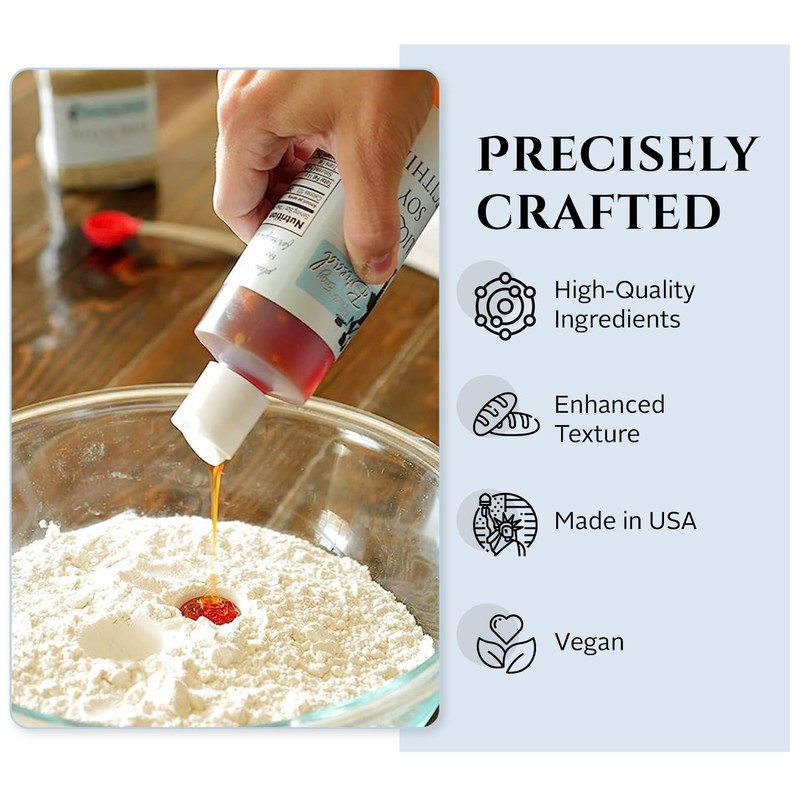 Fast Easy Bread Soy Lecithin Liquid (8 oz) | Easy-to-Use