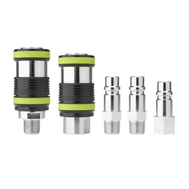 'Legacy Manufacturing 656FZ Hd Safety Coupler And Plug Kit, 3/8 Npt, Type H, 5-piece Kit'