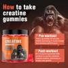 Creatine Gummies 5000mg Creatine Monohydrate with 1000mg BCAAs per Serving