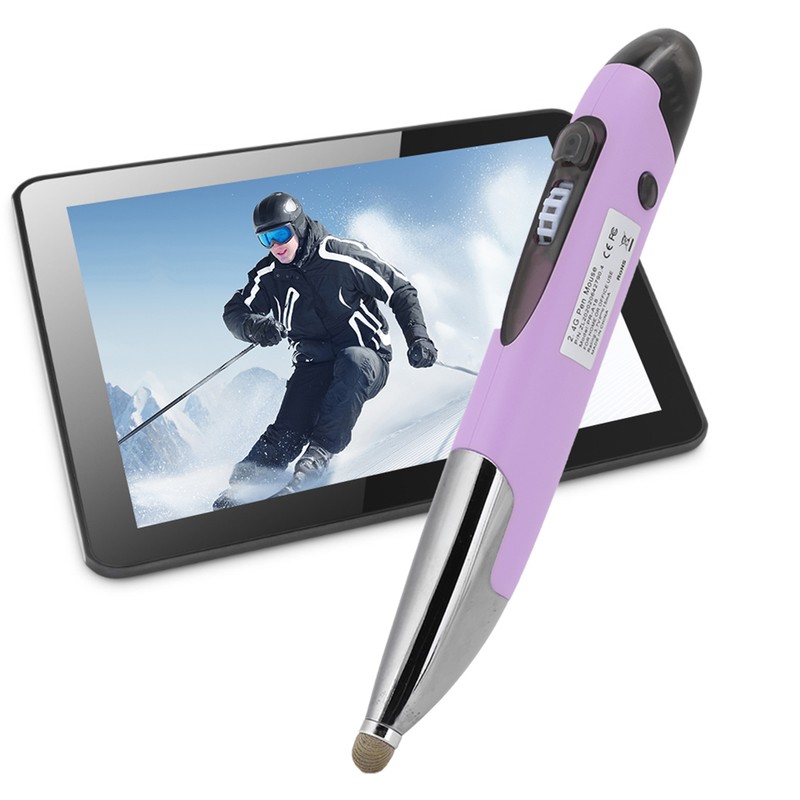 Mouse Pen 2.4G Wireless ABS Capacitive Screen Handwriting with Adapters