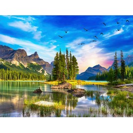 Springbok's 500 Piece Jigsaw Puzzle Spirit Island - Made in USA