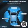 360° Dash Cam Front and Rear Inside,LOFOV 4 Channel Camera