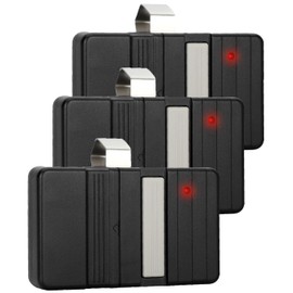 Door Opener Remote Replacement for GT90-1 Garage Door Remote Control, Compatible with Genie Overhead Door 9 and 12 Dip Switches 390MHZ openers, Replacement for GT90 MAT90 GT912 AT91 3pcs