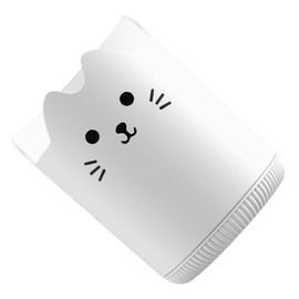 Parliky Adorable Cat Shaped Makeup Brush Holder Organizer for Stationery Brushes Capacity Storage Container