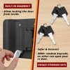 2 Pack RV Door Locks for Travel Trailers with Paddle