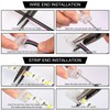 10 Packs 5 Pin RGBW LED Strip Connector Kit 10