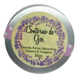 Contorno De Ojos Lavanda Hialurónico Colágeno Crema Rosita