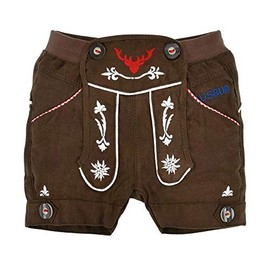 BONDI Boys Faux Leather Shorts for Boys 91385 Brown Size 92, brown