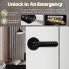 Zhuofeiya Smart Door Knob Lock - 5-in-1 Keyless Entry with