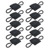 EMSea 10pcs Tactical Gear Holder Clip Elastic String-Buckle Compatible with