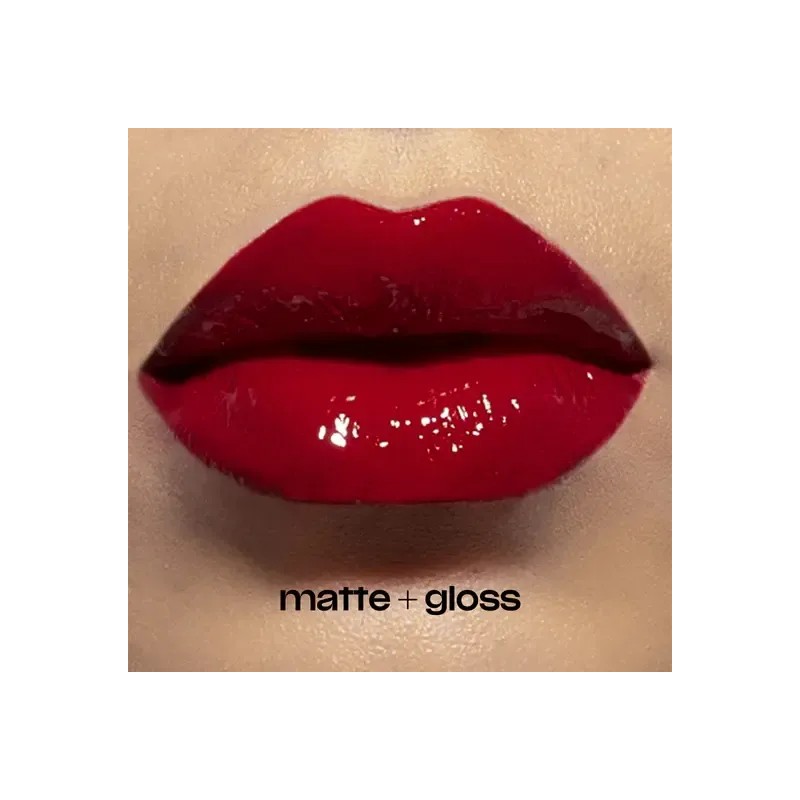 Labial Sarelly Dúo Telenovela con Estuche: Matte Rojo Quemado y