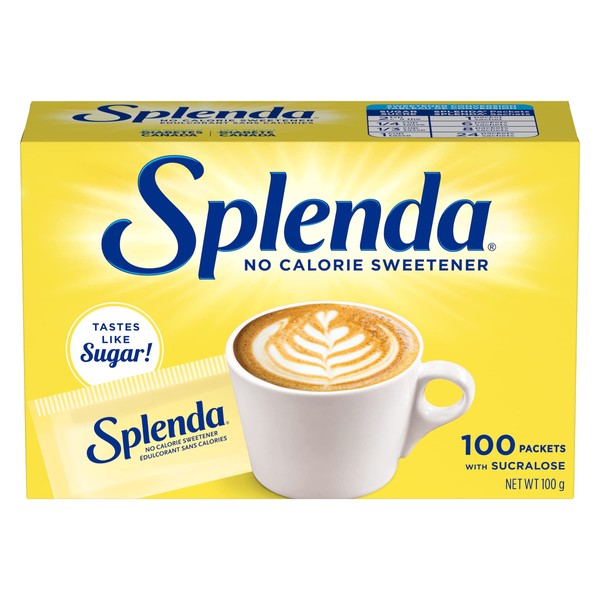 SPLENDA No Calorie Sweetener, 100 Count Packets