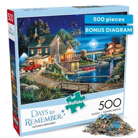 Buffalo Games - Days to Remember - Autumn Memories - 500 Piece Jigsaw Puzzle For Adults - Challenging Puzzle Perfect for Game Nights - 500 Piece Finished Size Is 21.25 x 15.00