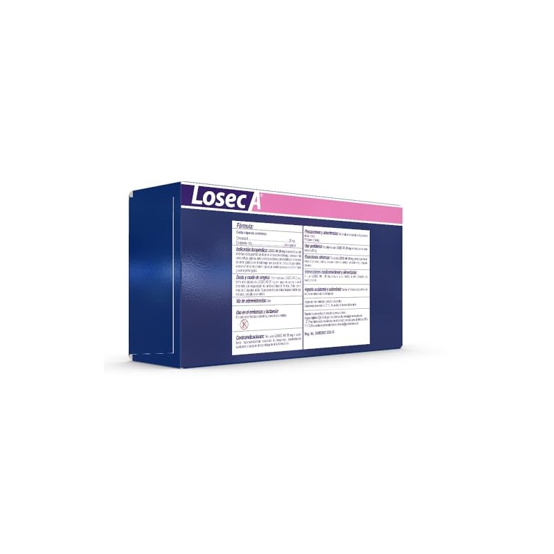Losec Tratamiento Síntomas Gastritis Alivia Dolor Boca Estómago Sensación Vacío