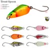 Trout Spoon Spoon for Fishing Trout 2.5g, orange