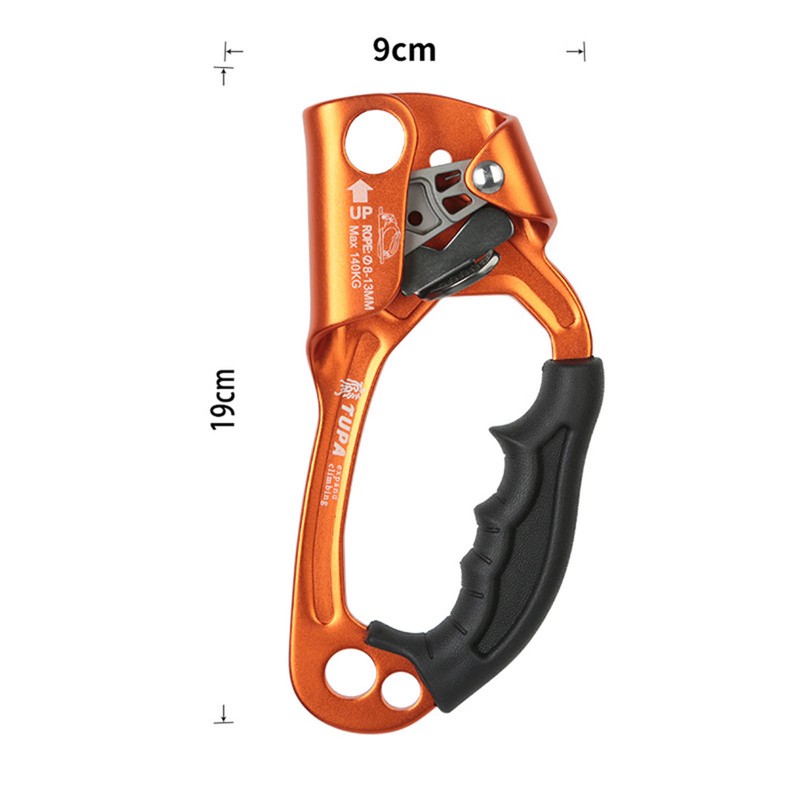 Rock Climbing Right Hand Ascender Multi Purpose Manual Outdoor Mountaineering
