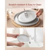 Famiware Milkyway Plates and Bowls Set, 12 Pieces Dinnerware Sets,