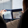 Disabled Blue Badge Holder Parking Permit Wallet in Holographic Scales,