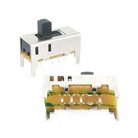 New Lon0167 5 Pcs DC 50V 0.5A 3 Position DP3T 2P3T Mini Vertical Slide Switch 8 Pin PCB DIY(5 Stücke DC 50 ν 0.5A 3 Position DP3T 2P3T Mini Vertikaler Schiebeschalter 8 Pin PCB DIY