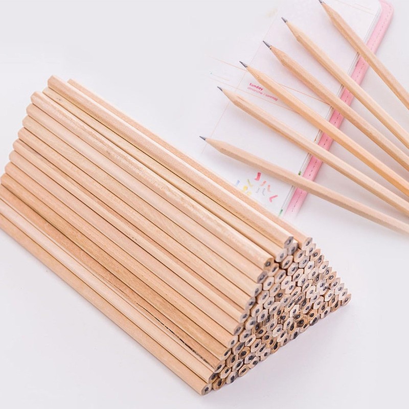 HB Pencils, Hexagonal Shaft for Learning, Large Capacity, Non-Breakable Leads,