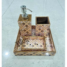 Modern Bathroom Set - Bathroom Soap Dispenser Toothbrush Holder Soap Dish Tray