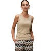 zero Ladies Glitter Top, French Oak, 42
