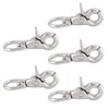 Whirling Snap Hooks, Stainless Steel Spring Eye Snaps Durable Trigger