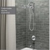 KOHLER Dual Shower Heads 3-Spray Round Wall Mount Hand Shower