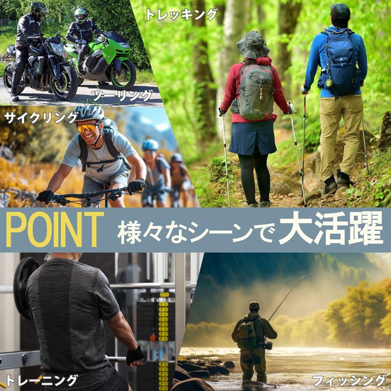 Trekking Gloves, Outdoor Guide Recommended, Smartphone Compatible, Climbing, Camping, Outdoors