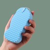 Yolispa 4pcs Exfoliating Bath Sponge Super Peeler Body Shower Brush