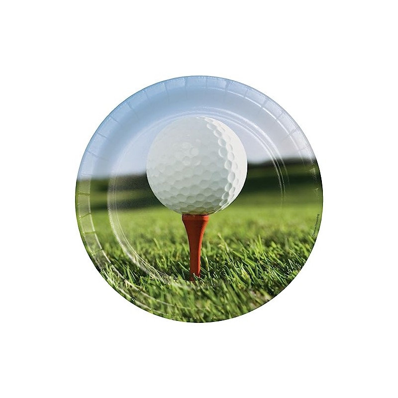 Trendware Golf Paper Plates, 24 Count