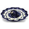 Polish Pottery Deviled Egg Platter, Round Deviled Egg Tray, Deviled