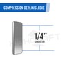 highcraft D73-14 Sleeve for Compression Pipe Fittings 1/4" OD. Connection