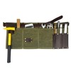 Heavy Duty Tool Apron with Hammer Loop,Waxed Canvas Waist Work