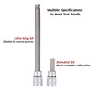 MIXPOWER 107-Piece Drive Bit Socket Set - 1/4", "3/8 &