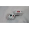 White Plastic Top 2 Plastic Toma Todo Pirinola Traditional Mexican