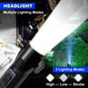 GEEBONFLUGENS Red Emergency Car Flashlight - 2000 Lumen Dual Light