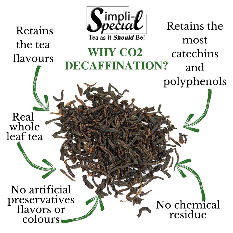 Darjeeling Decaffeinated Premium Loose Leaf Tea by Simpli-Special (100g in