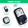 2 Pieces Garage Door Remote 433 MHz Fixed Code, Universal