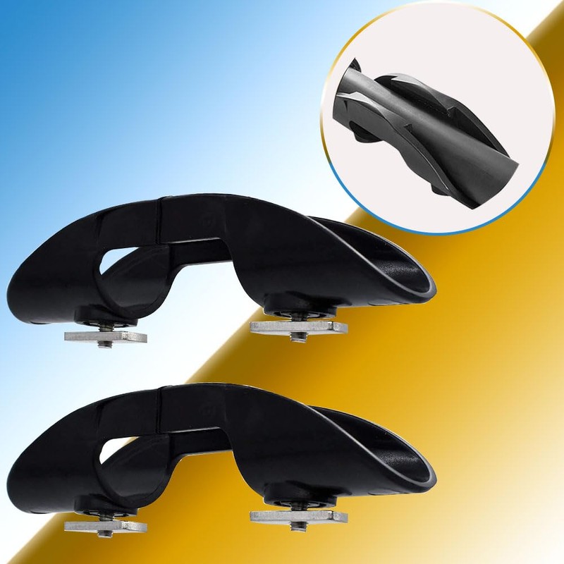 2 Pack Kayak Paddle Clip with Screws, CAASFOOY Sport Paddle